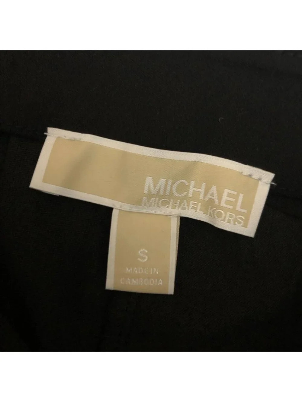 Michael Michael Kors Womens Black Slim-Fit Pants Size Small